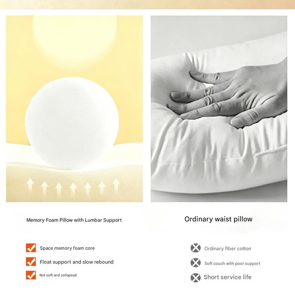 Grey Memory Foam Pregnancy Support Pillow for Side Sleeping, Adjustable Maternity Belly and Back Support Cushion, Pregnancy Wedge Pillow for Hip, Waist and Back Relief