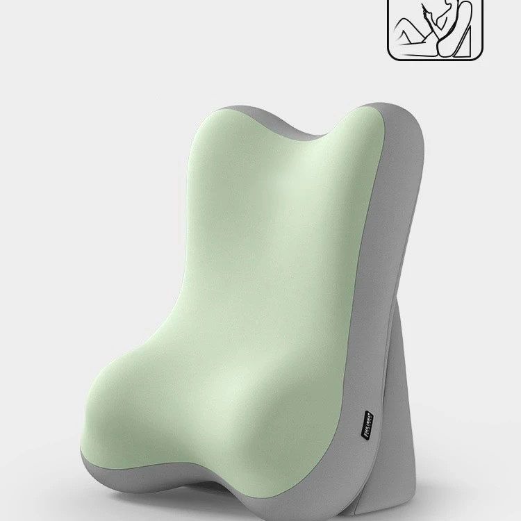 Green Memory Foam Reading Pillow & Back Support Cushion with Adjustable Wedge, Ergonomic Neck and Lumbar Support for Bed, Sofa, Reading, Gaming and Relaxation