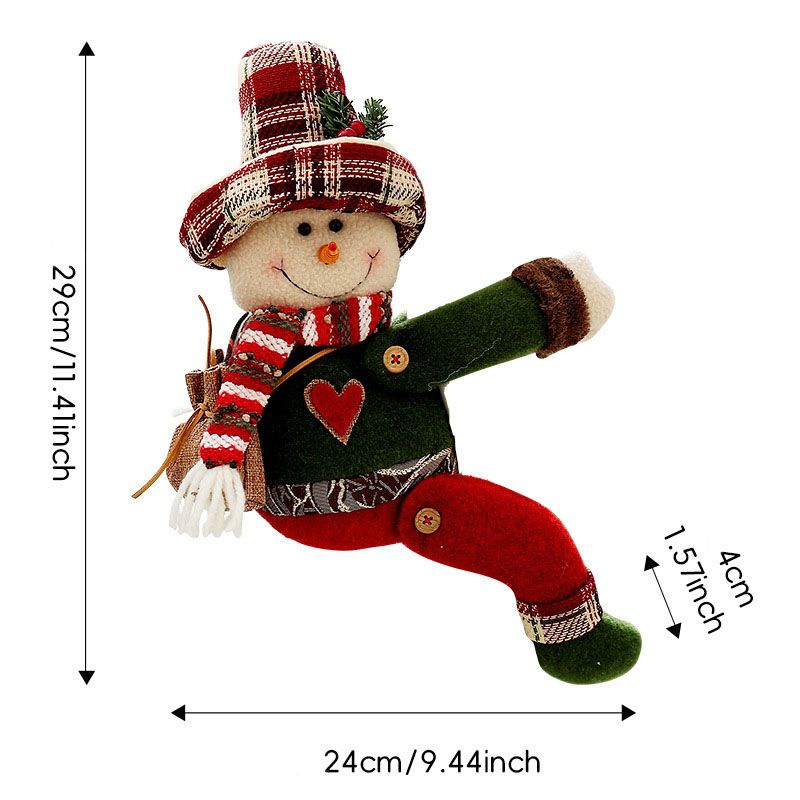 Christmas Reindeer Curtain Tiebacks Set of 2, Festive Plush Curtain Holders for Window Drapes, Holiday Home Decor