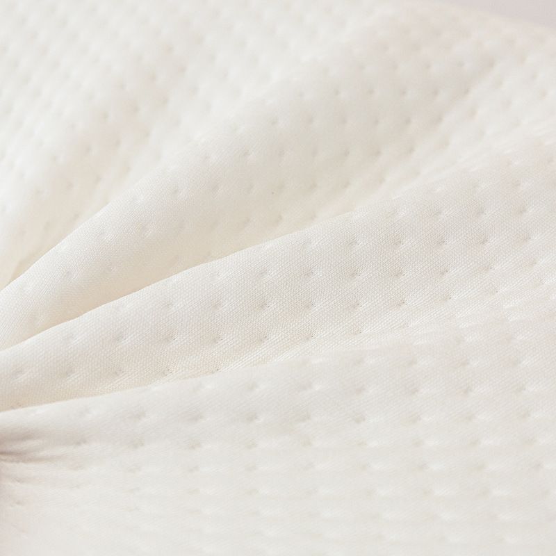 Memory Foam Pillow - 1 Piece Cervical Support Pillow with Bamboo Fibre Fabric 60x40x16/14cm for Home Sleeping