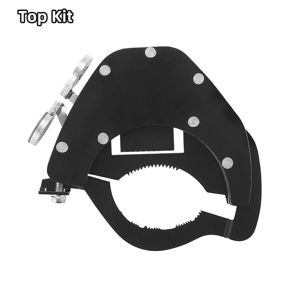 Motorcycle Throttle Lock - Universal Cruise Control Clamp, Stainless Steel Throttle Assist, Top KIT