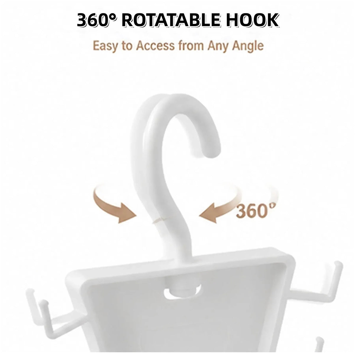 2 Packs Multifunctional V-Shape Rotating Hanger, 12-Hook Space-Saving Closet Organizer for Home & Travel Use