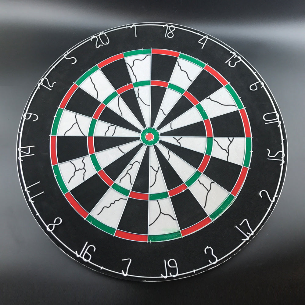 Durable Part Printing 18 Two Side Dart Board+6 Darts Steel Wire Inlay