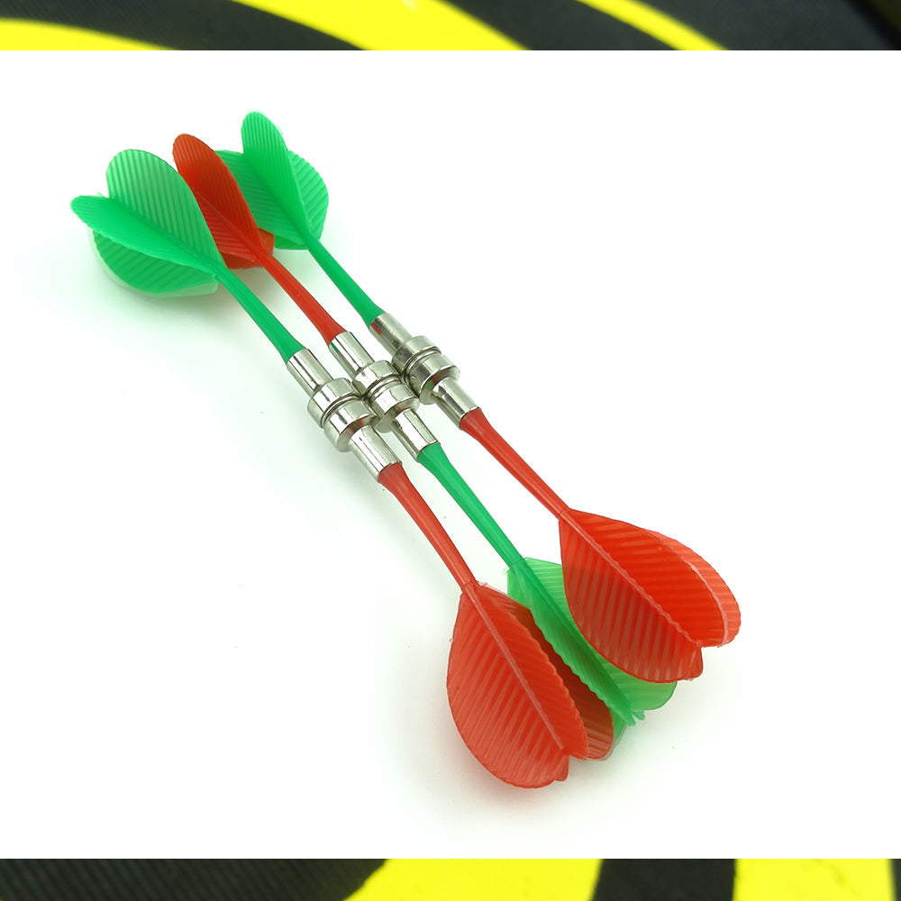 17 Magnetic Rollup Dart Board 6 Darts Large Double Side Dartboard Game