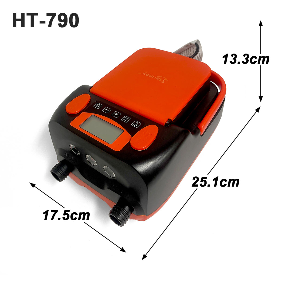 Electric & Battery Powered HT-790 High Pressure SUP Electric Air Pump 12V DC Paddle Board 16/20PSI Auto-Off