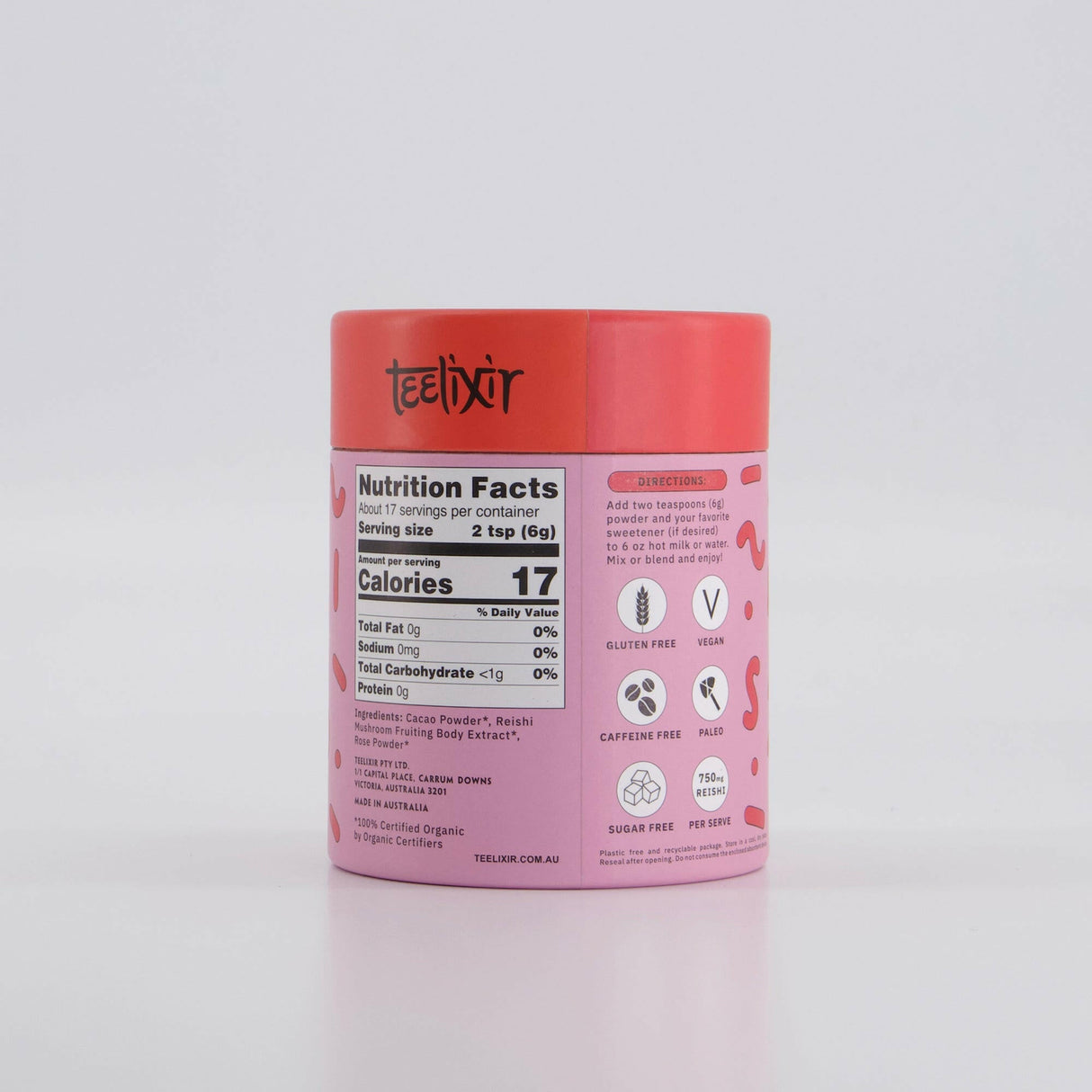 Teelixir Organic Mushroom Cacao Latte 500g