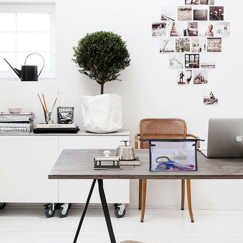 Transparent Waterproof Zippered Storage Bag