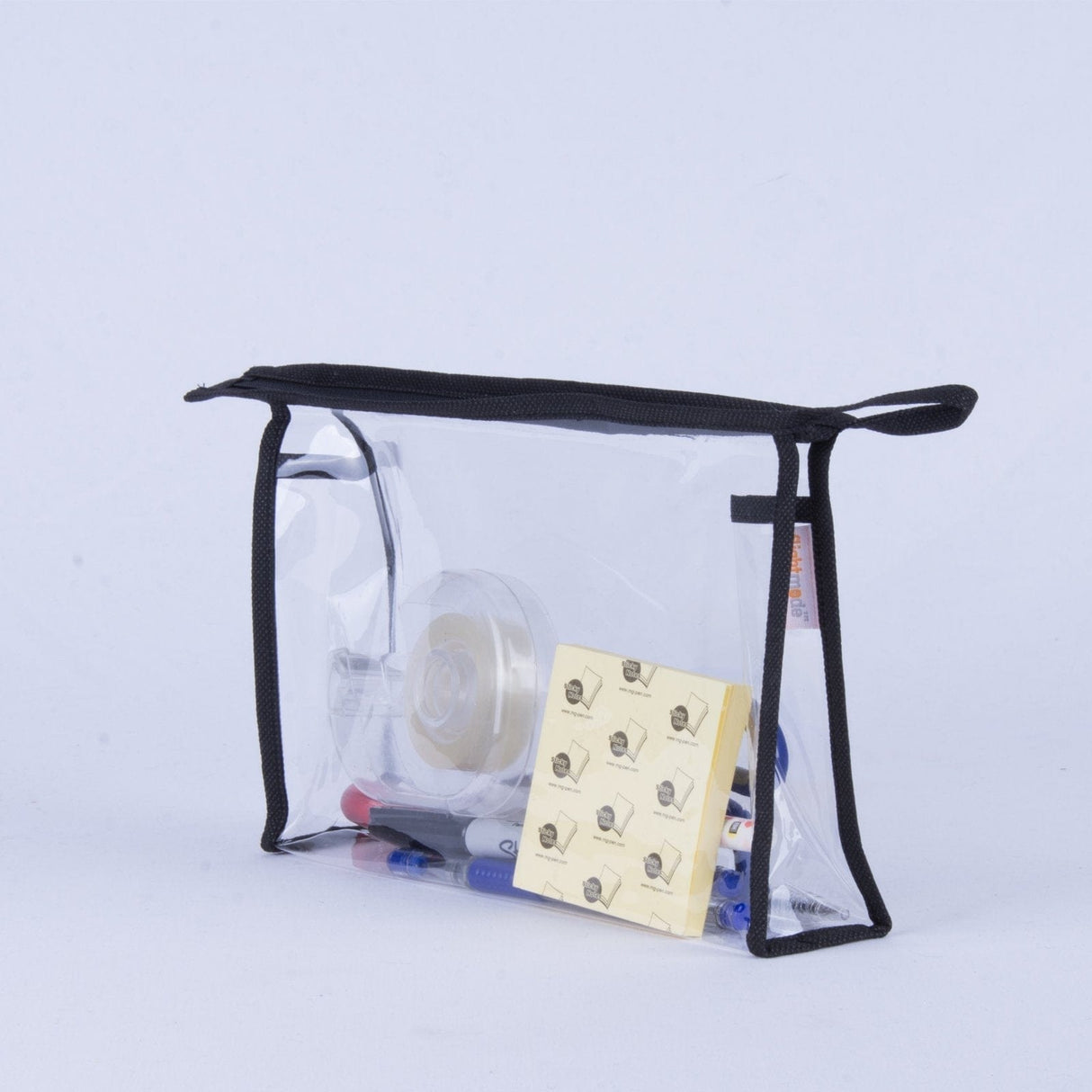 Transparent Waterproof Zippered Storage Bag