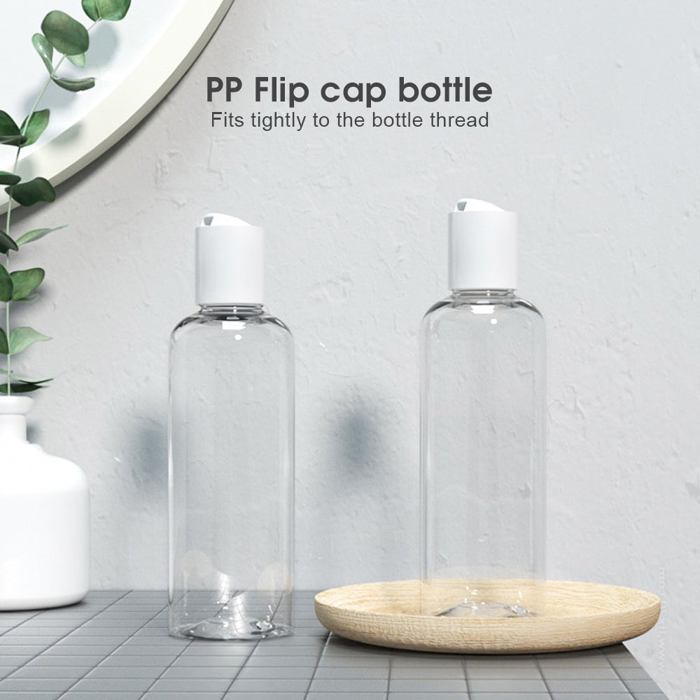 Travel Essentials: 6-Piece Reusable Bottle Set with Convenient PVC Storage Bag