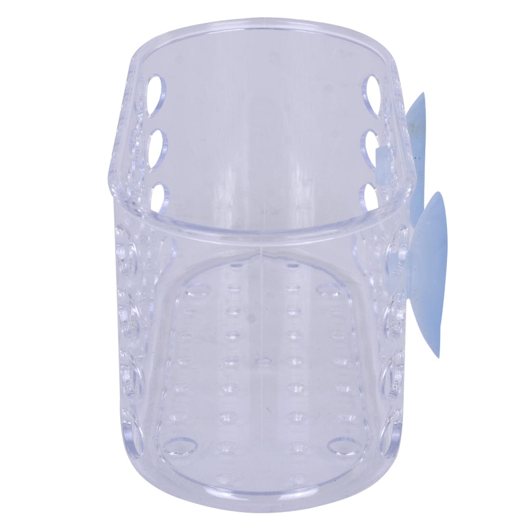 Small Shower Basket Soap Holder Kitchen Organizer with Suction Cups