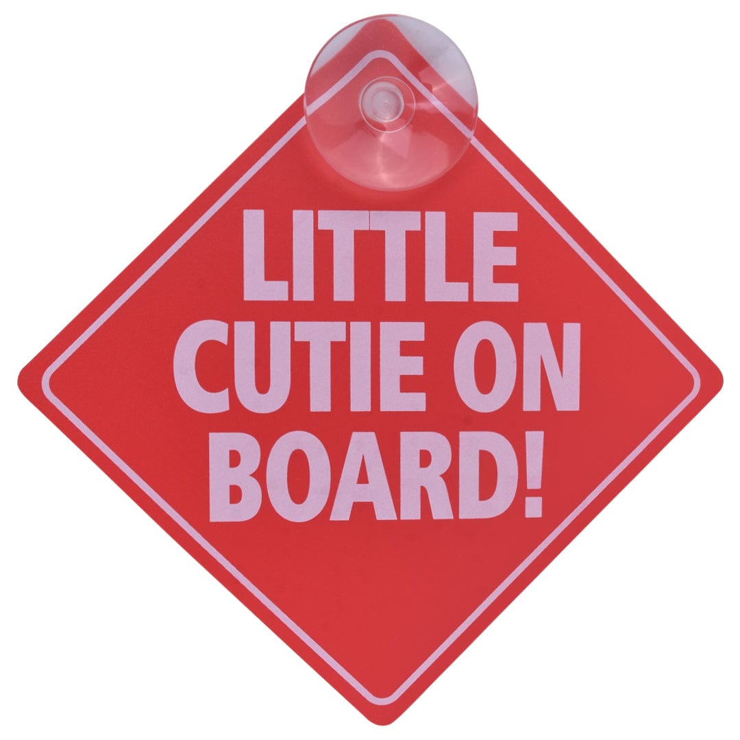 2 Pcs Baby On Board Car Safety Sign 13x13cm