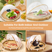 40cm Foldable Bamboo Food Cover