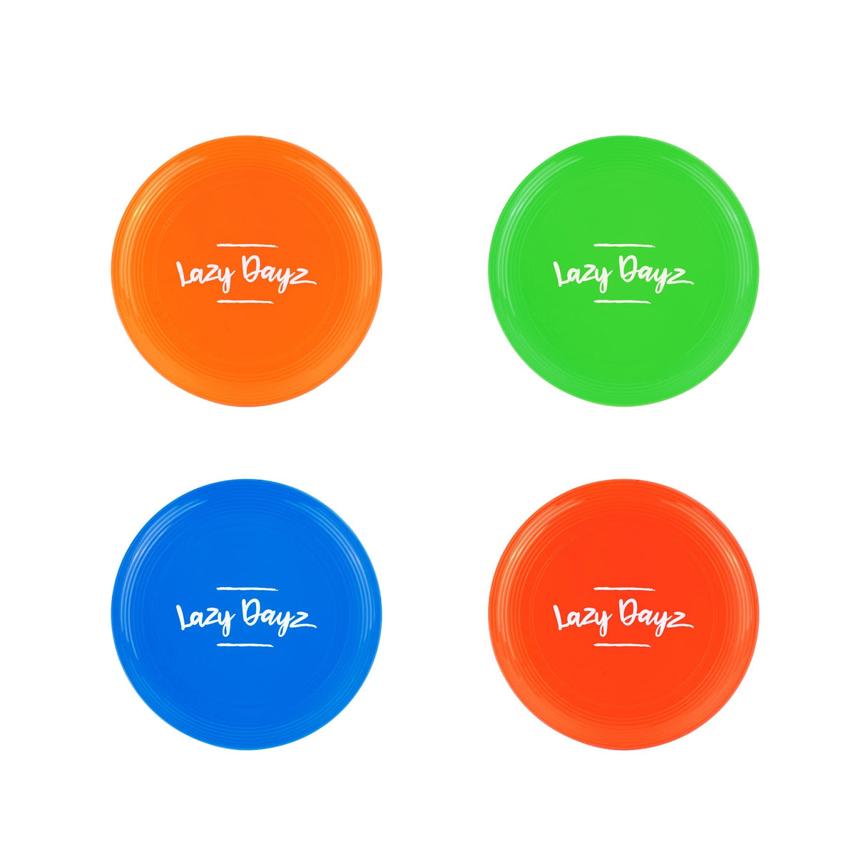 28cm Lazy Dayz Jumbo Neon Beach Frisbee - Red
