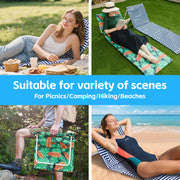 Lazy Dayz Fold Up Beach Lounger - Makena