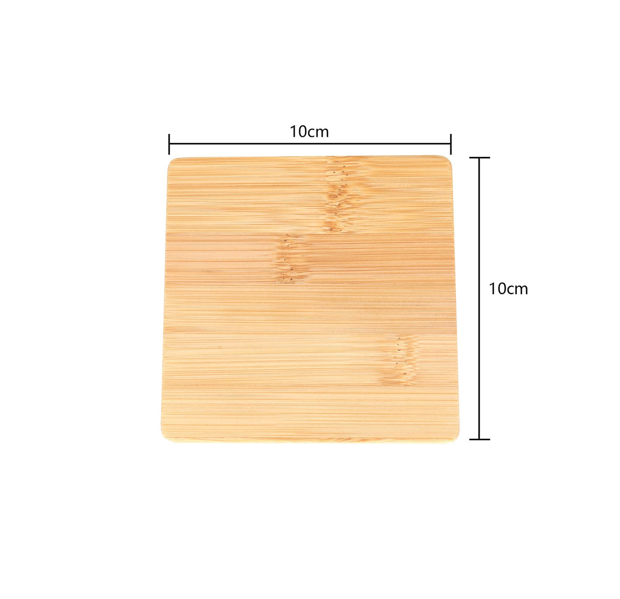 Bamboo Unique Drink Coasters Set of 4