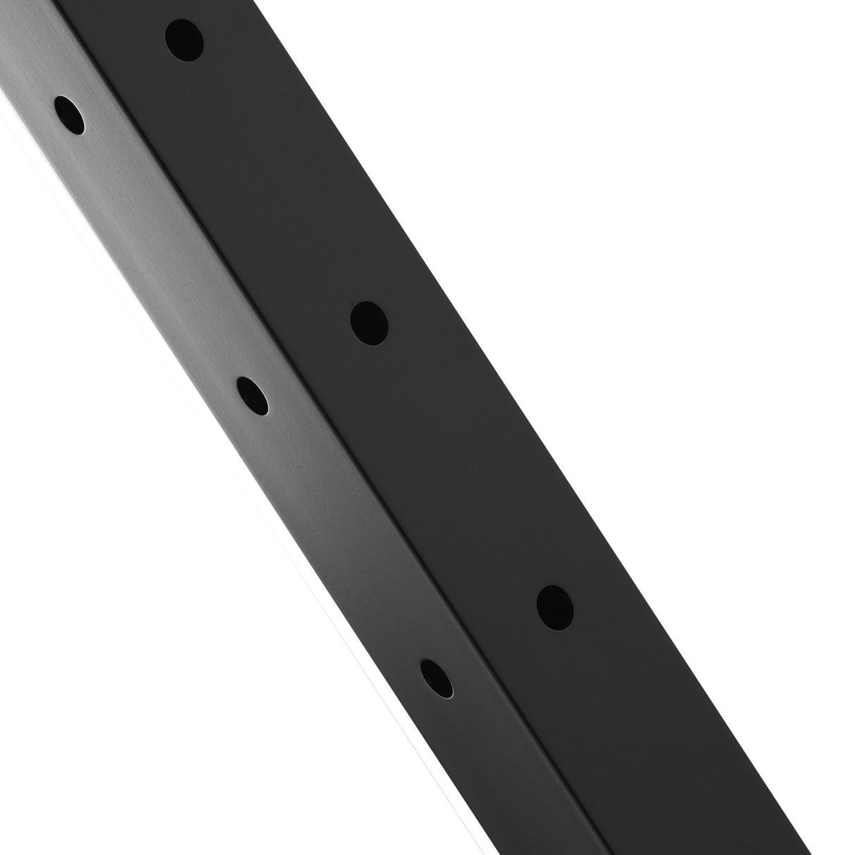 VEVOR Cable Railing Post, 42" x 1" x 2" Steel L-Shaped Hole Corner Railing Post, 12 Pre-Drilled Holes, SUS304 Stainless Steel Cable Rail Post with