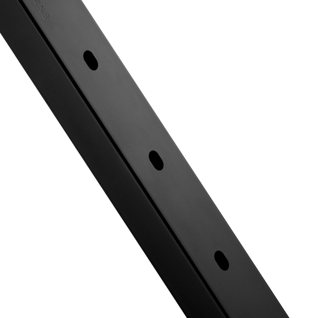 VEVOR Cable Railing Post, 36" x 1" x 2" Angled Hole Stair Railing Post, 10 Pre-Drilled Holes, SUS304 Stainless Steel Cable Rail Post with Horizontal and Curved Bracket, 1-Pack, Black, 91.4*2.5*5 cm