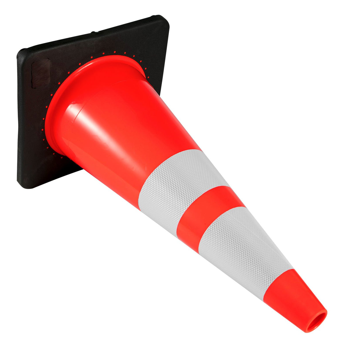 VEVOR 6Pack 36" Traffic Cones, Safety Road Parking Cone with Black Weighted Base, PVC Orange Traffic Safety Cones, Hazard Cones Reflective Collars for Construction Traffic Parking