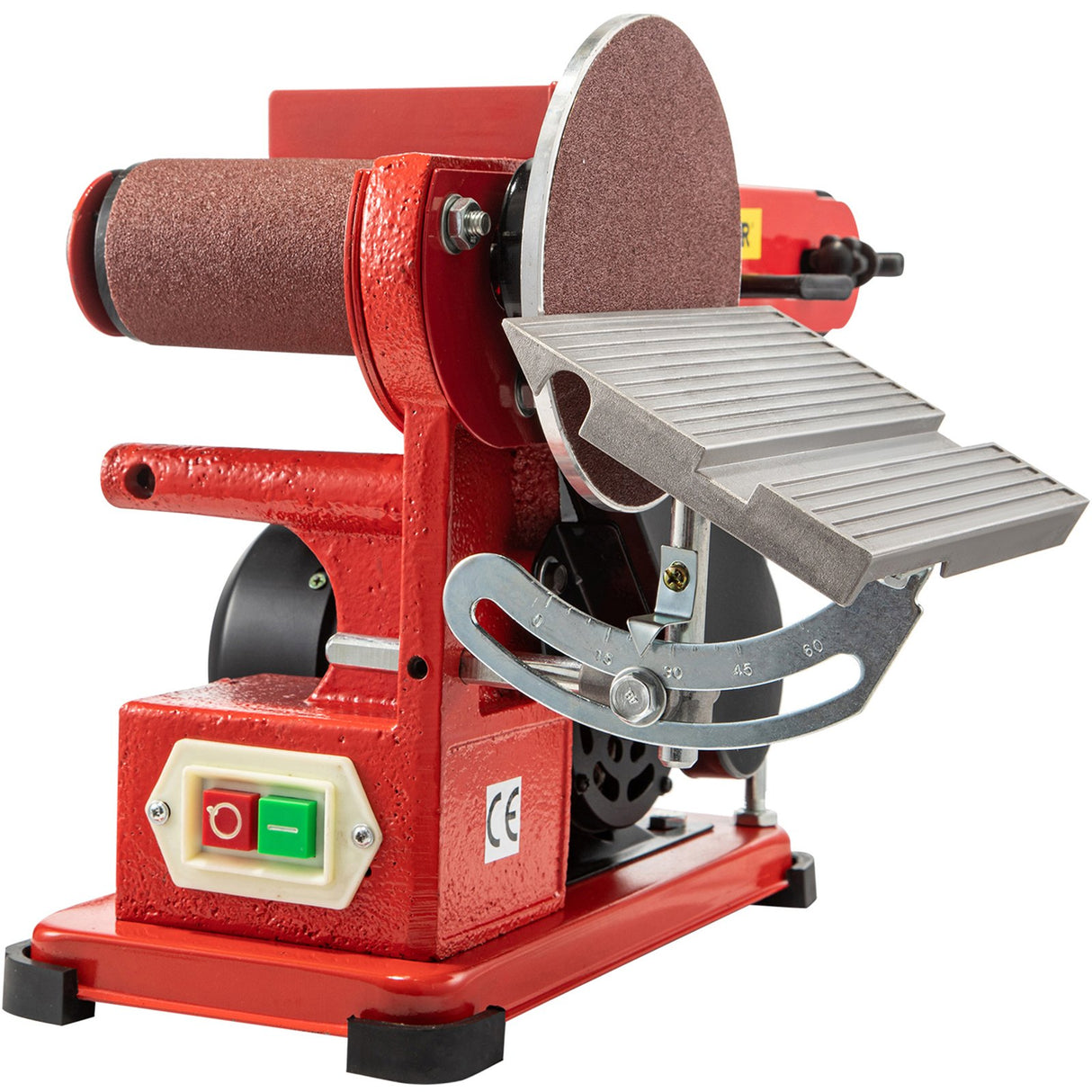 VEVOR Belt Sander 4" x 36", Disc Combo Sander 6",Electric Adjustable Bench Belt Sander 375W,Grinder