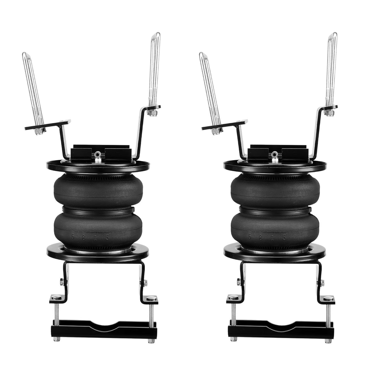 VEVOR Air Bag Suspension Kit, Air Springs Suspension Bag Kit Compatible with 2011-2019 Chevrolet Silverado 2500/3500HD and GMC Sierra 2500/3500HD 4WD RWD, 5000 lbs Loading, 5 to 100 PSI