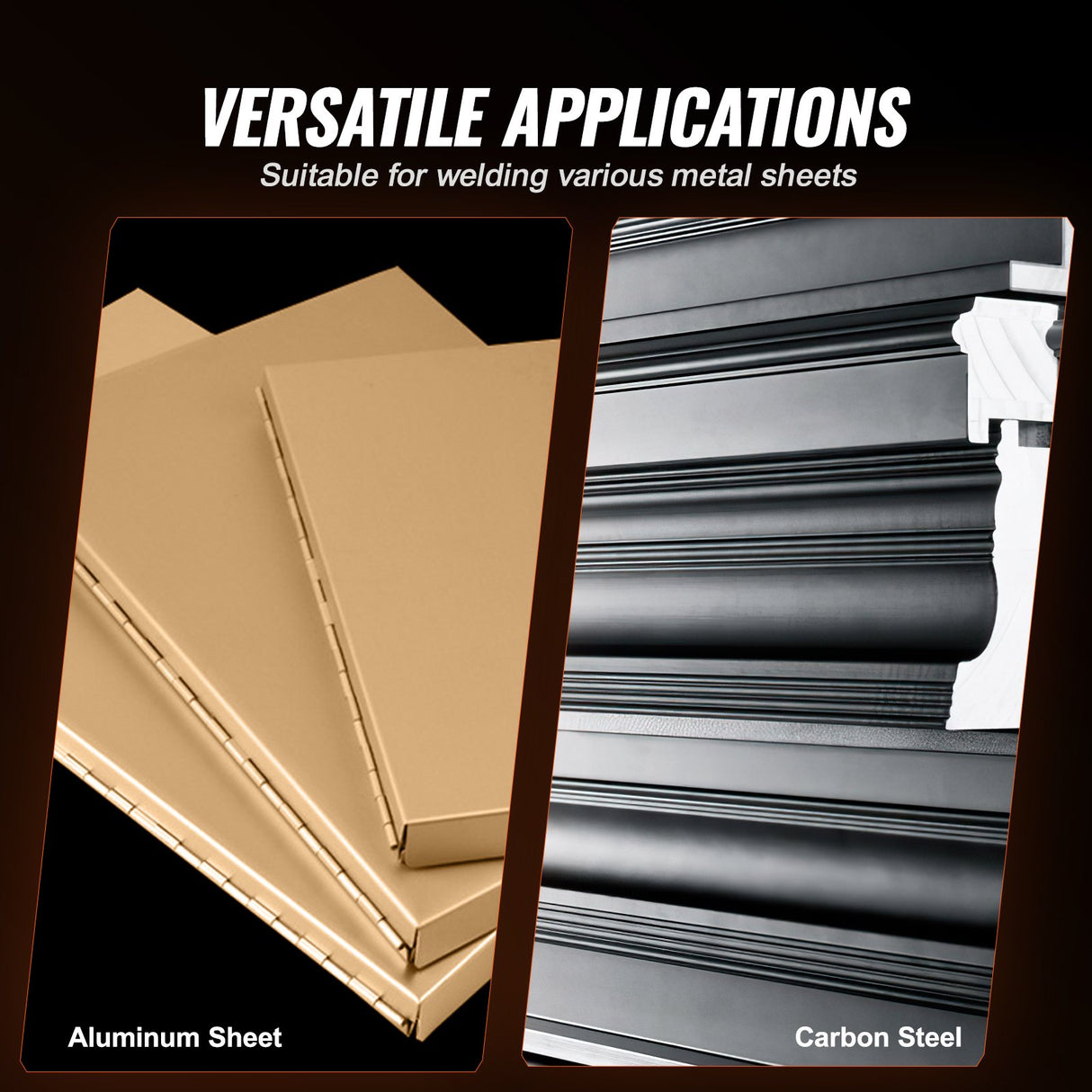 VEVOR Portable Spot Welder, 1/8-inch Thick Spot Welder Machine with 8KVA Input Capacity, Handheld Welding Tip Gun Metal Sheet Spot Welding Machine for Carbon Steel, Aluminum Sheet