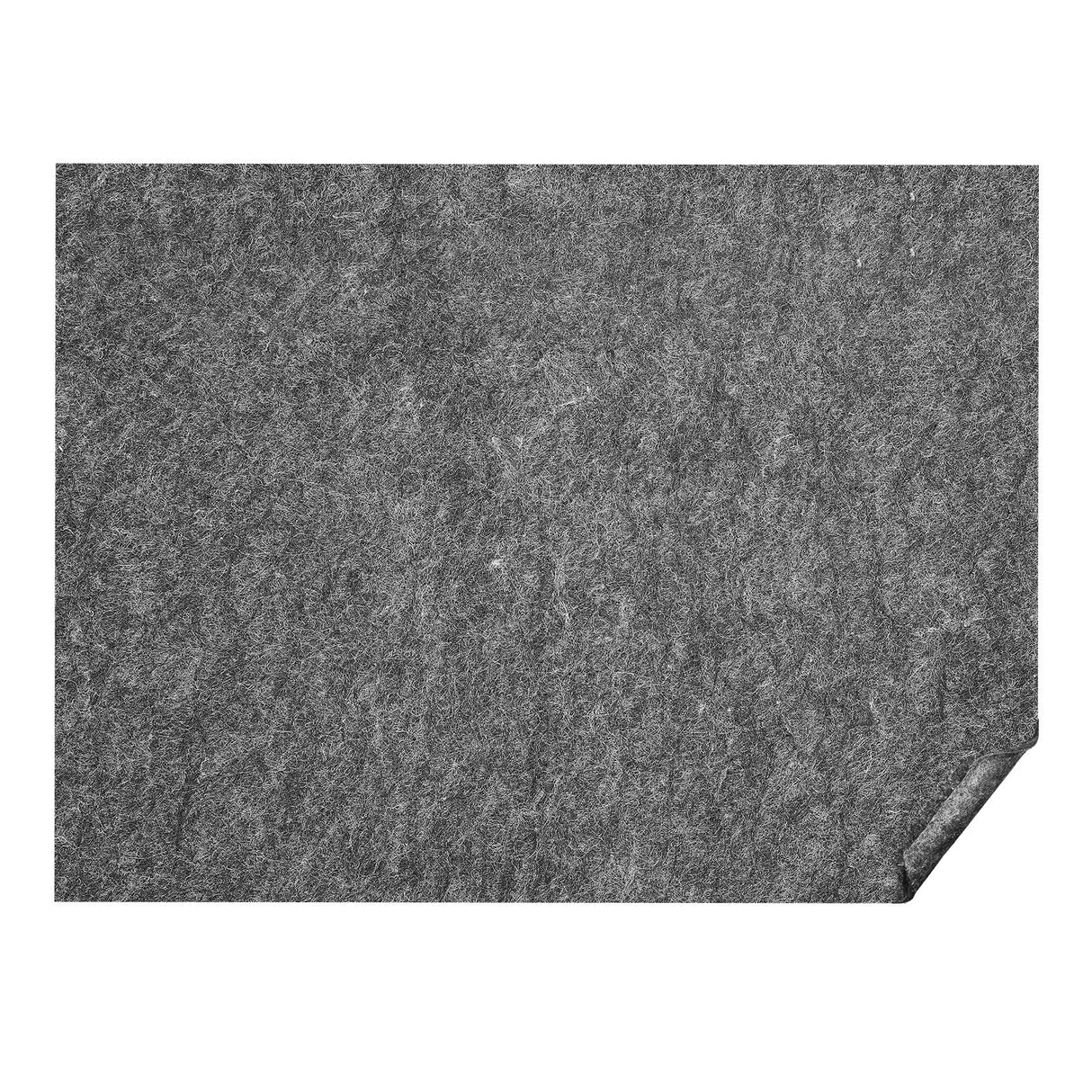 Rug Pad Without Slip Resistance, Protective Cushioning Carpet Pad, 9' x 12', 1/4"Thick, 100% Pure Polyester Felt, 10-11㎡ Premium Comfort Underfoot Carpet Padding Rug Cushion for All Floors, Gray