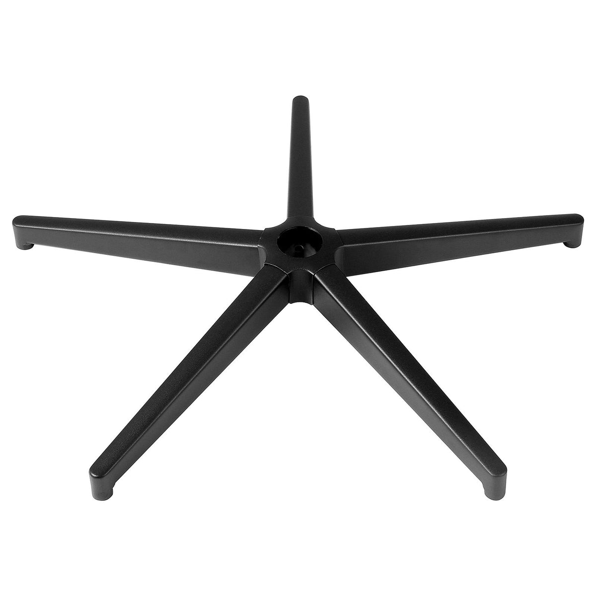 Office Chair Base Replacement, 710 mm, 1134 kg Static Load Capacity, Heavy Duty Universal Computer Desk Chair Stool Base Part with Reinforced Metal Legs, Desk Chair Base Replacement Parts, Black
