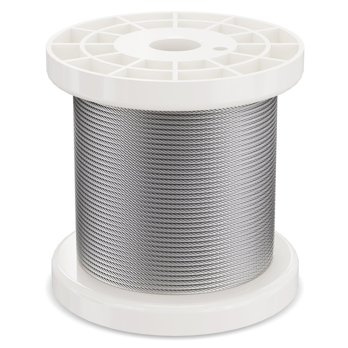 Wire Rope Kit, 1.59 mm 100.6 m 304 Stainless Steel Cable with 80 Sleeves and 20 Thimbles, 2KN Breaking Strength, 7 x 7 Strands Marine Aircraft Grade for Handrail Stair Decking Fence Outdoors