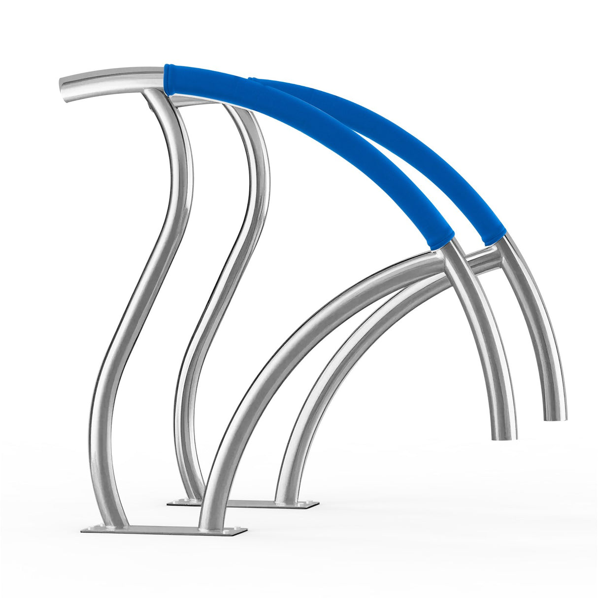 VEVOR Pool Handrail 2 PCS 30x30in Stainless Steel with Base Plate for Spas