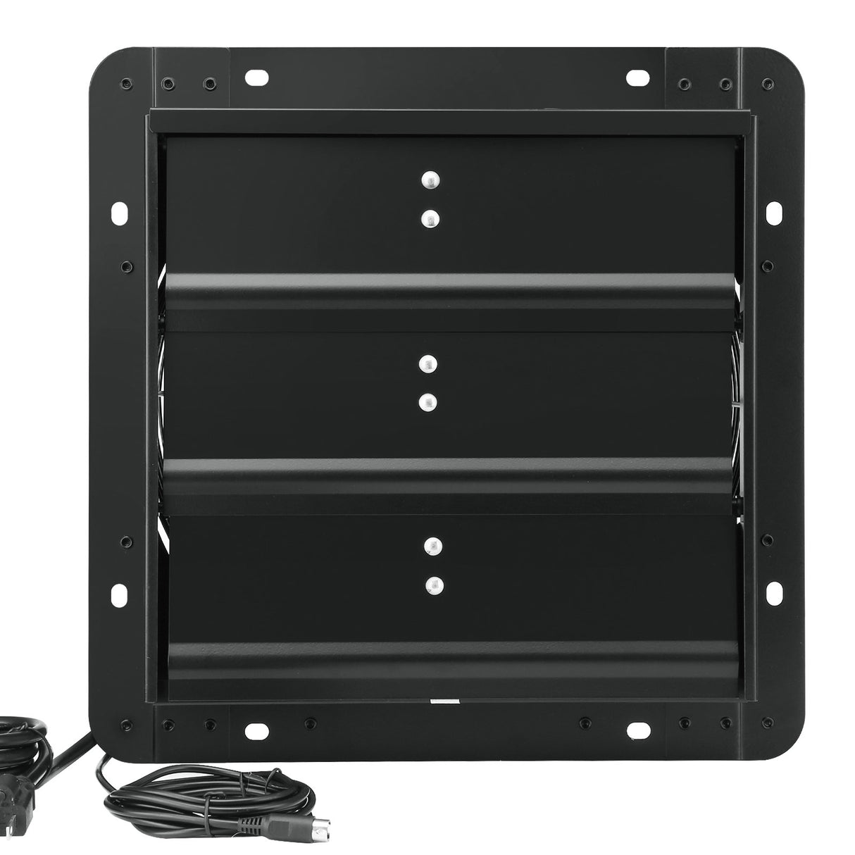 VEVOR Shutter Exhaust Fan, 305 mm /12 inch with Temperature Humidity Controller, EC-motor, 904 CFM, Variable Speed Adjustable Wall Mount Attic Fan, Ventilation and Cooling for Greenhouses, Garages, Sheds