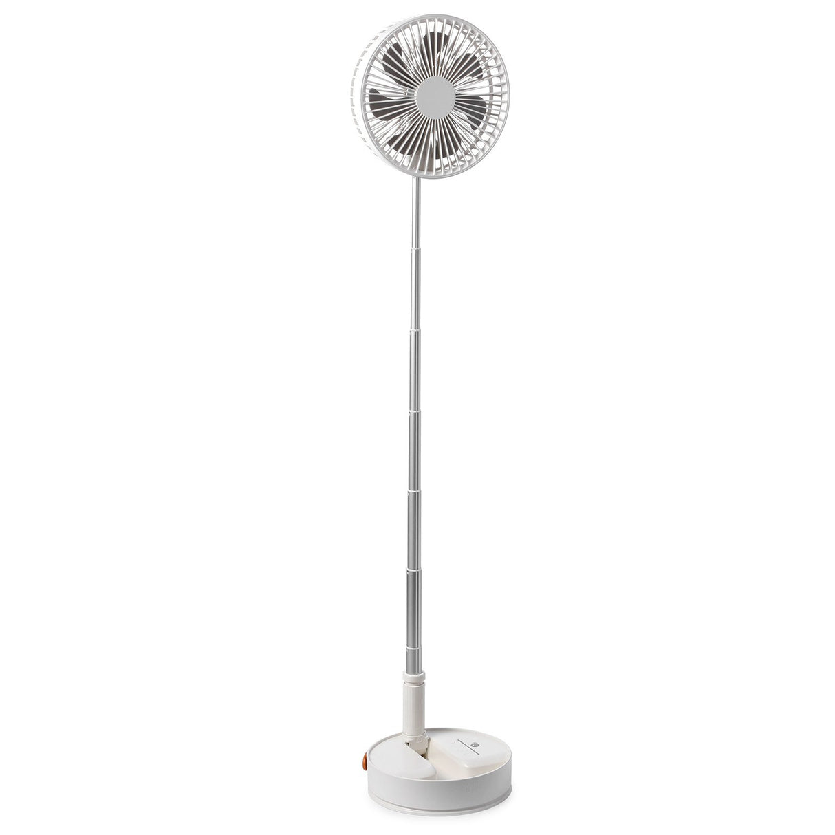 VEVOR 8 Inch Foldable Oscillating Standing Fan with Remote Control, 4 Speed Adjustable Portable Desk Quiet Fan, 7200mah Rechargeable USB Small Fan,