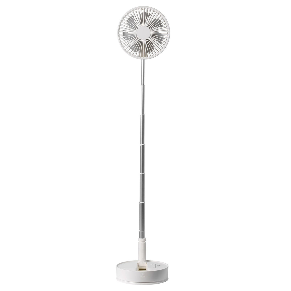 VEVOR 8 Inch Foldable Oscillating Standing Fan with Remote Control, 4 Speed Adjustable Portable Desk Quiet Fan, 7200mah Rechargeable USB Small Fan,