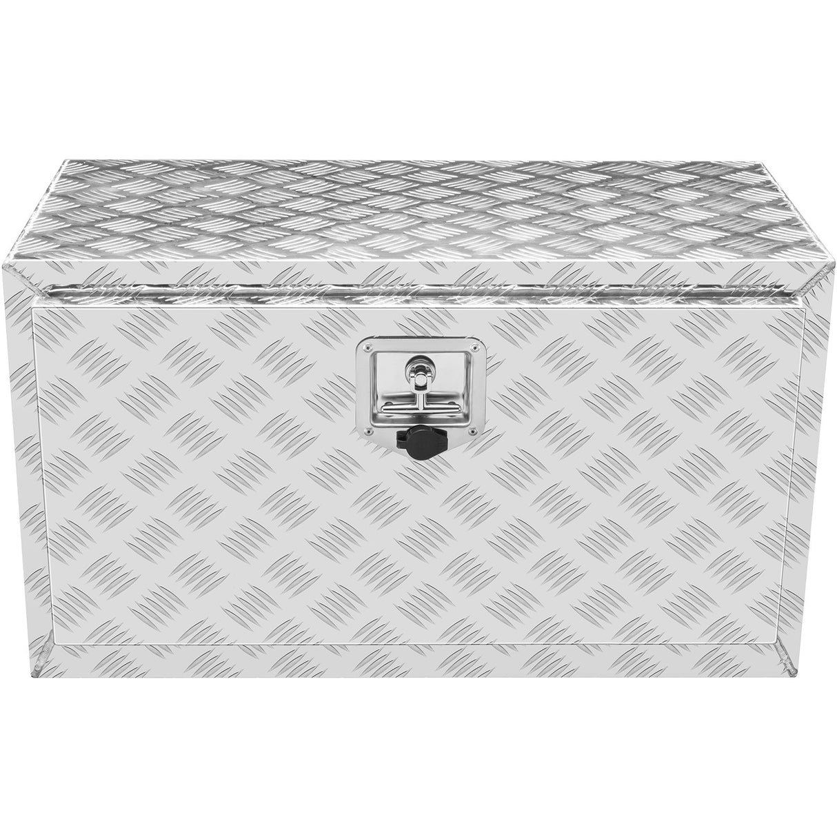 VEVOR Underbody Truck Box, 30"?14"?16" Pickup Storage Box, Heavy Duty Aluminum Diamond Plate Tool Box with Lock and Keys, Waterproof Trailer Storage