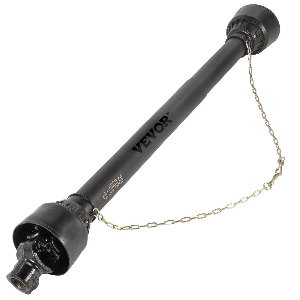 VEVOR PTO Shaft PTO Drive Shaft 1-3/8" x 6 Spline Ends Round End T4 43"-61"