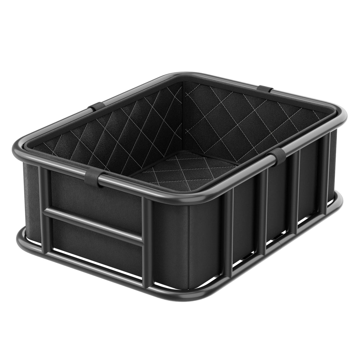 Rear Bike Basket Large Bicycle Basket with Cargo Net Rainproof Cover Liner