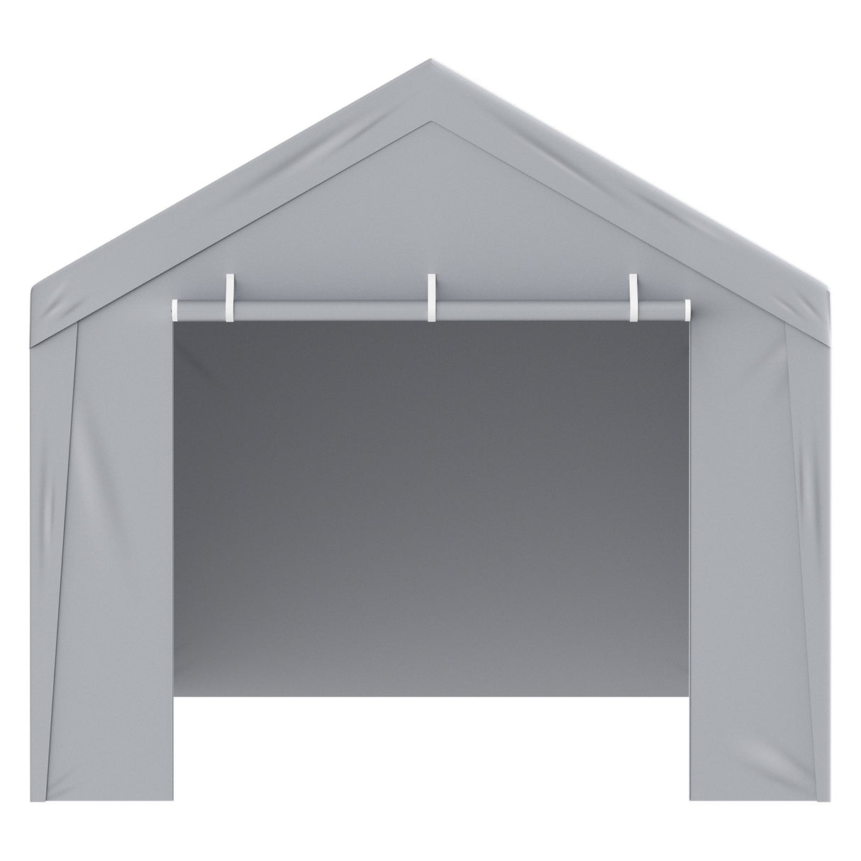 VEVOR Carport Replacement Canopy Cover Top + Side Wall 10 x 20 ft, Garage Tent Shelter Tarp Heavy-Duty Waterproof & UV Protected, Easy Installation