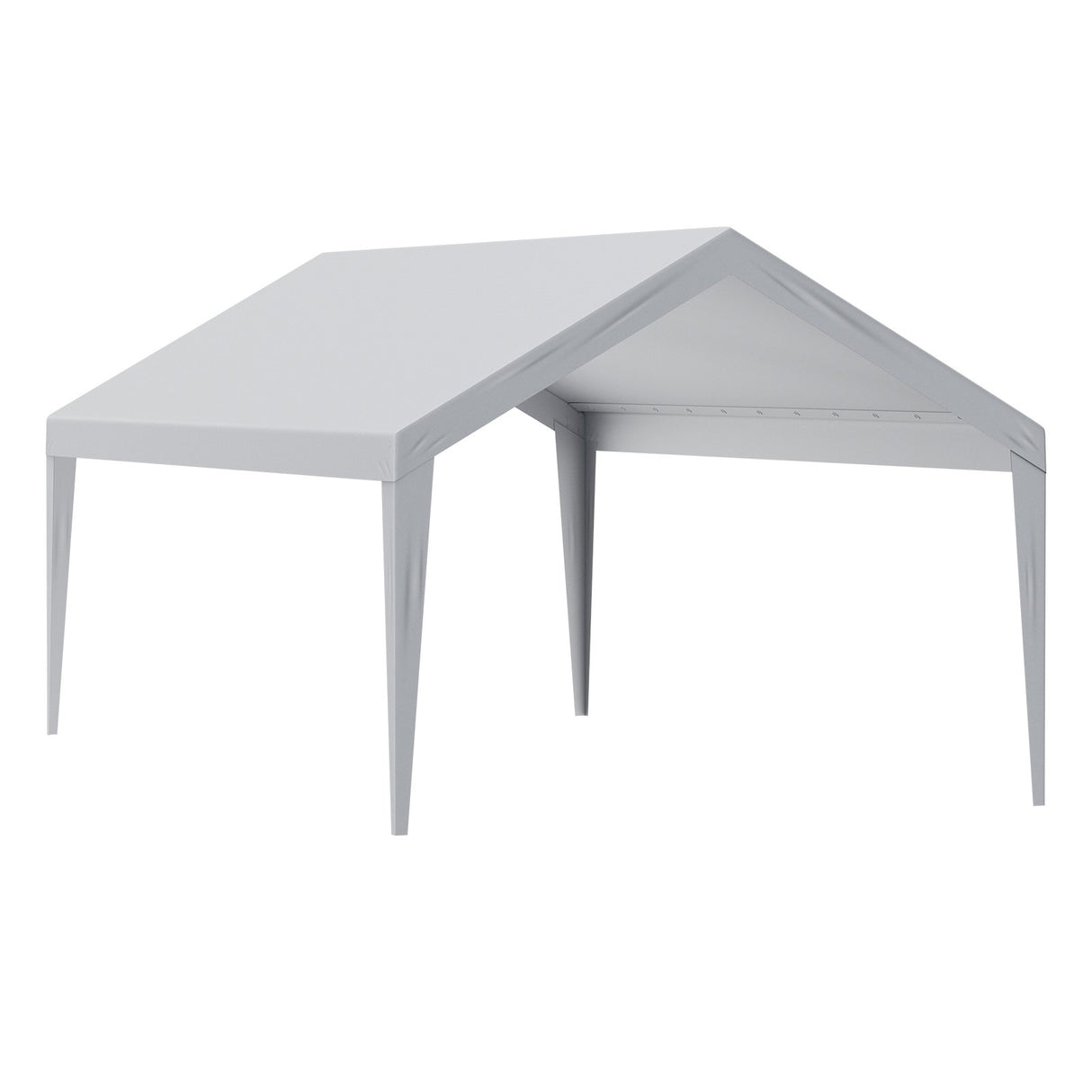 VEVOR Carport Replacement Canopy Cover 12 x 20 ft, Garage Top Tent Shelter Tarp Heavy-Duty Waterproof & UV Protected, Easy Installation with Ball