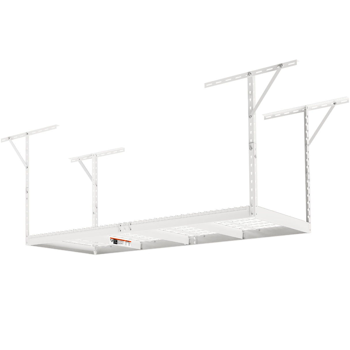 VEVOR Overhead Garage Storage Rack, 91.44x243.84cm Garage Ceiling Storage Racks, Heavy Duty Adjustable Cold Rolled Steel Racks for Garage Storage,