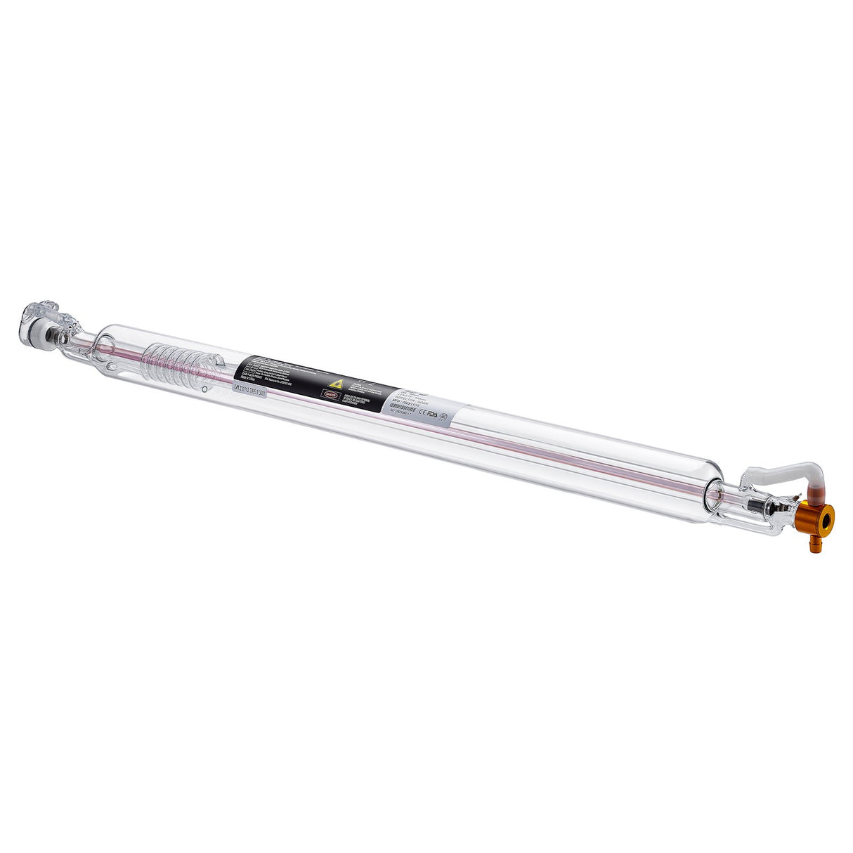 VEVOR Laser Tube, 50W CO2 Laser Tube for Laser Engraver and Cutter Machine, 850 mm Length, 50 mm Diameter, Glass Laser Cutting Tube with TEM00 Beam
