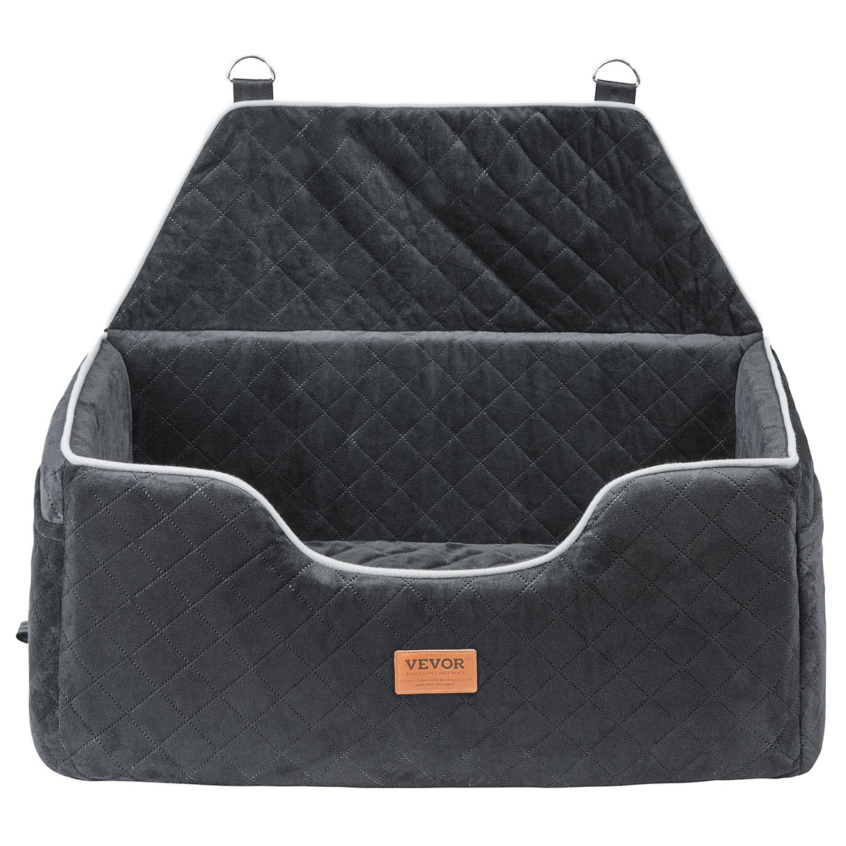 VEVOR Dog Booster Car Seat Pet Car Seat for Medium Large Dog up to 24.9 kg Black