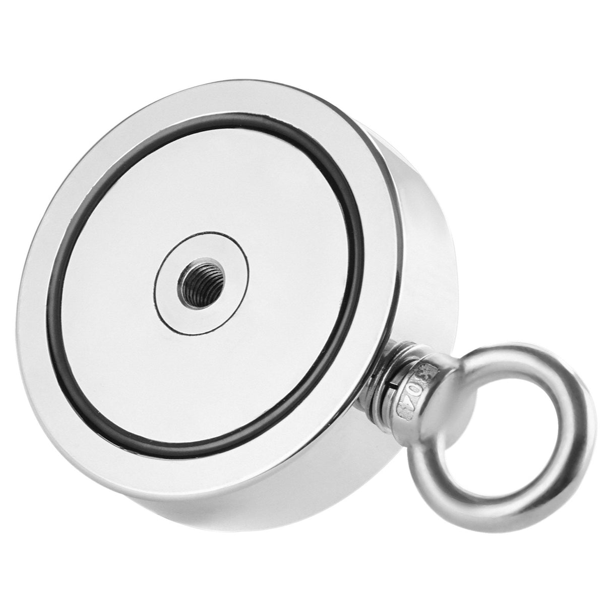 454 Kg Strong Fishing Magnet Kit Double-Sided Pull Force Rope Carabiner