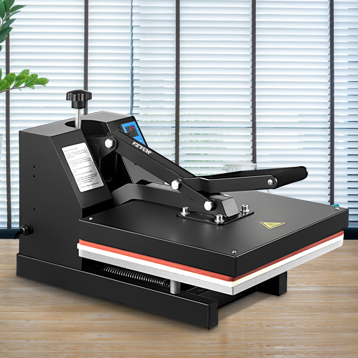 VEVOR Heat Press 15X15 Inch Heat Press Machine Industrial Quality Power T Shirt Heat Press Sublimation Machine Clamshell Heat Press Machine for T
