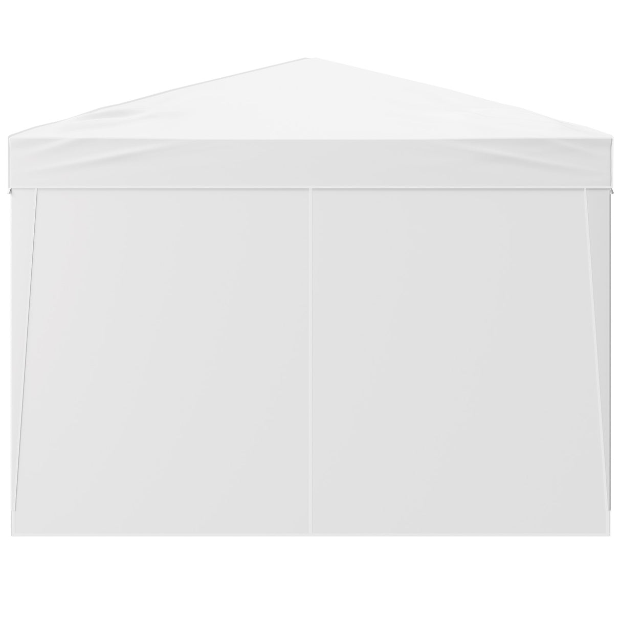 VEVOR Pop Up Canopy, 2.95 x 2.95 m Instant Canopy Portable Gazebo with 3 Sidewalls & 2 Ventilated Windows, Height Adjustable Pop-Up Outdoor Shelter Tent for Events, Patio, Backyard, Party, Parking