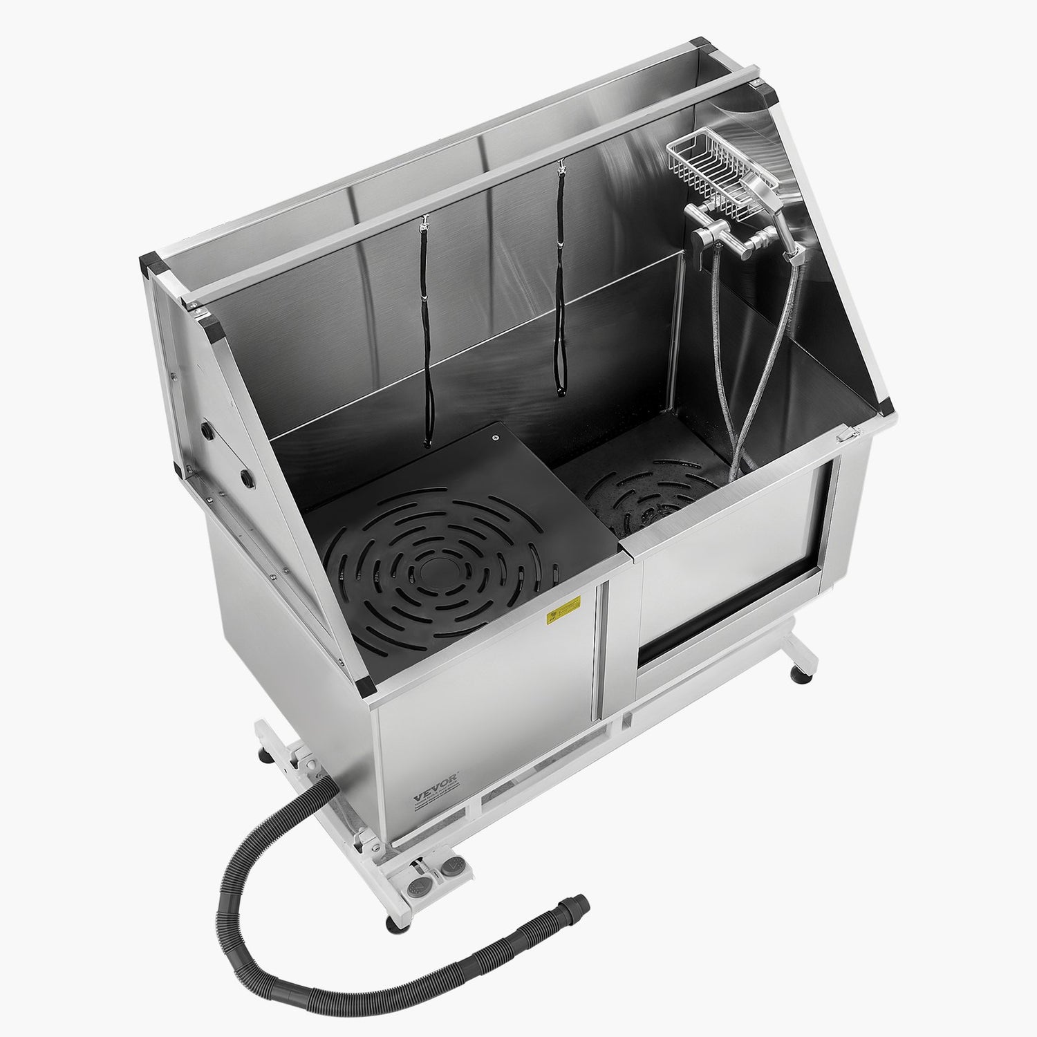 VEVOR 127 cm Electric Dog Grooming Bath Tub Stainless Steel w Water Filter