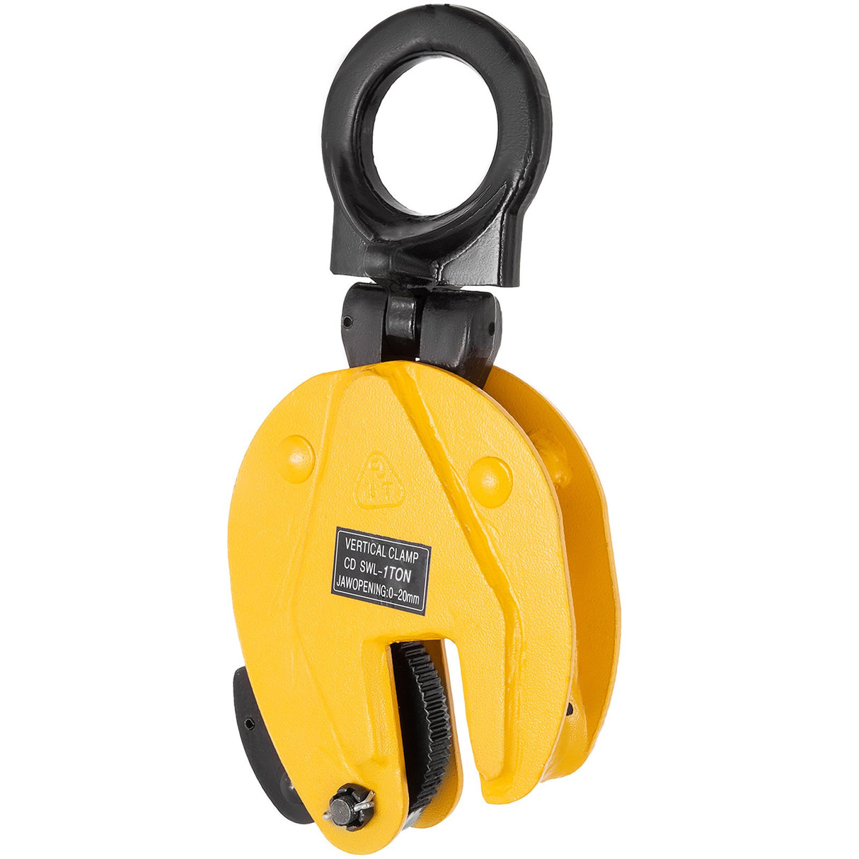 VEVOR 1T Vertical Plate Lifting Clamp Grab Clamp Dog Steel Lift Grip Sling