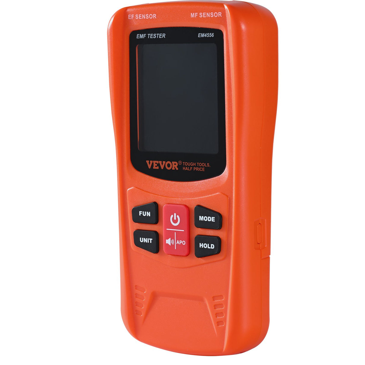 VEVOR 3-in-1 EMF Meter, 5Hz-6GHz, Handheld Rechargeable Electromagnetic Field Radiation Detector, Digital LCD EMF Tester for EF MF RF Home Inspections