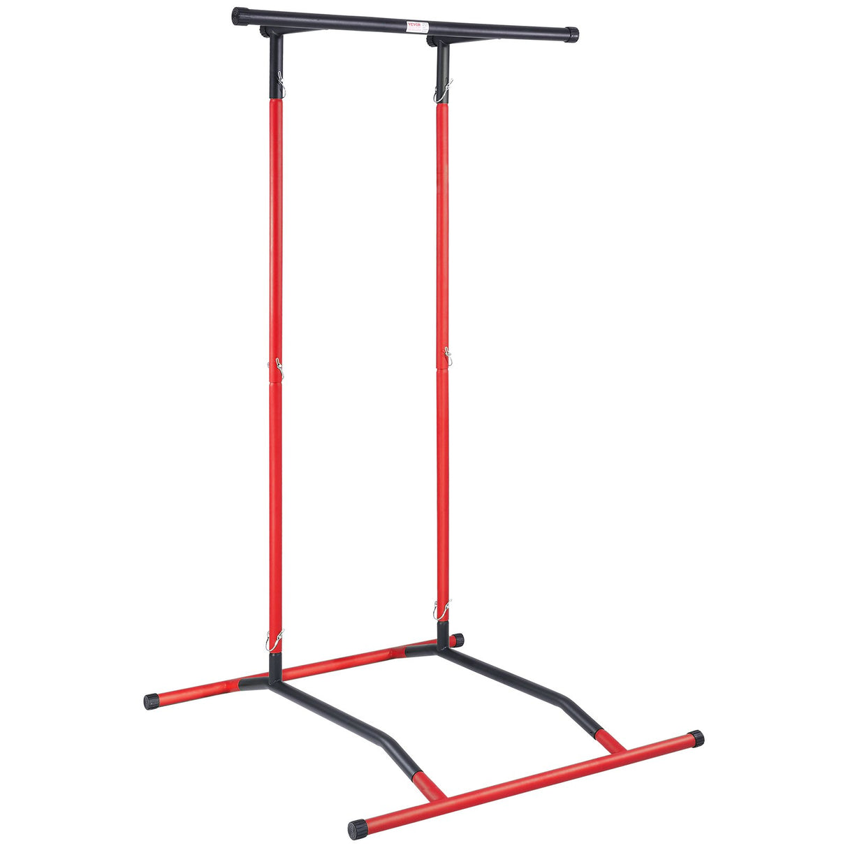 VEVOR Power Tower Dip Station, 2-Level Height Adjustable Pull Up Bar Stand, Multi-Function Strength Training Workout Equipment, Home Gym Fitness Dip