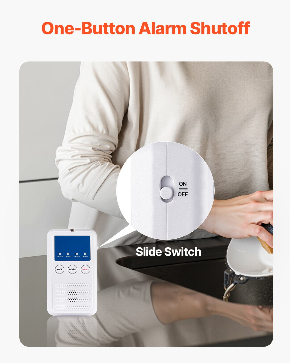 VEVOR Early Alert Bed Alarm System Wireless Bed Sensor Pad & Call Button Pager