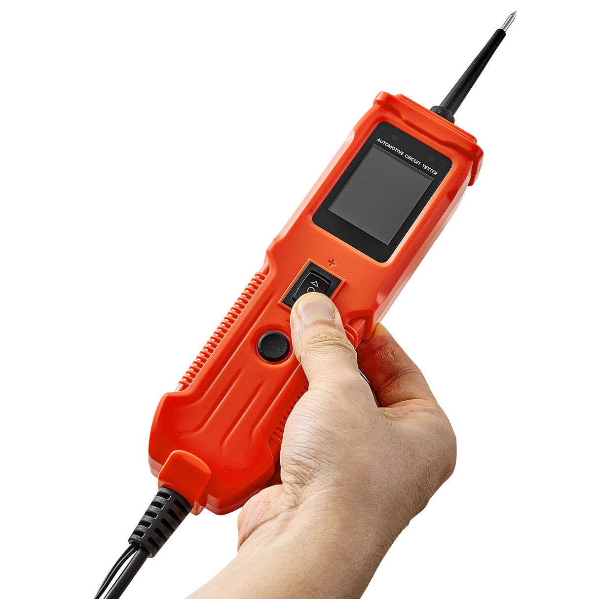 Automotive Circuit Tester Kit, 8 - 35 DCV Power Circuit Probe Tester with TFT Color Display and Lighting, 2-in-1 Electrical Automotive Power Tester Probe with 19.7 ft / 6 m Extension Cable