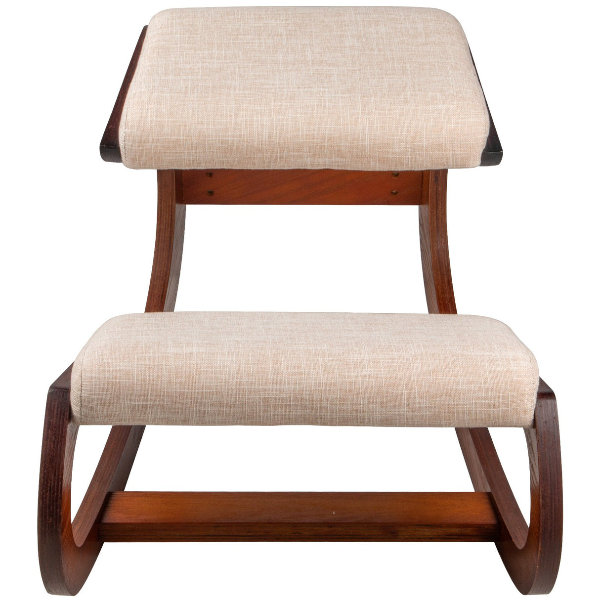 Ergonomic Kneeling Chair Wooden Neck Pain Relief Relieve Fatigue Wood Stool
